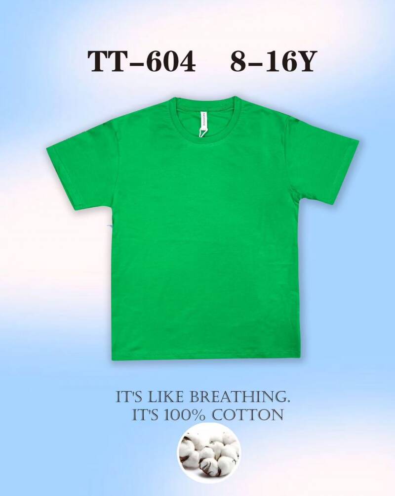 Bluzki chłopięce. Roz 8-16, 1 Kolor Paczka 5 szt. 1